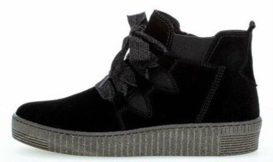 Gabor 73733.17 - Schwarzes Wildleder