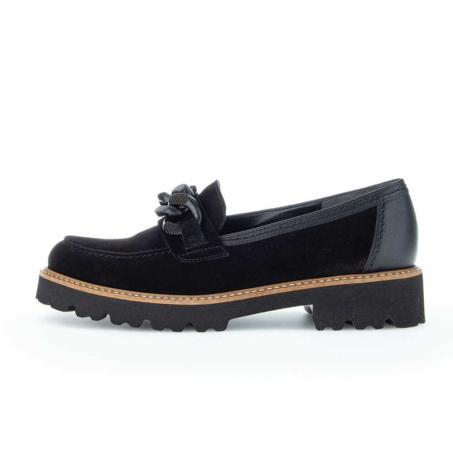 Gabor 95240-17 - Schwarzes Wildleder
