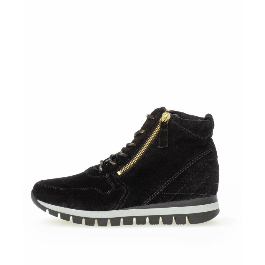 Gabor 96.455-47 - Schwarzes Wildleder