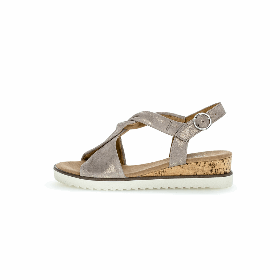 Riemchensandale Beige Gabor