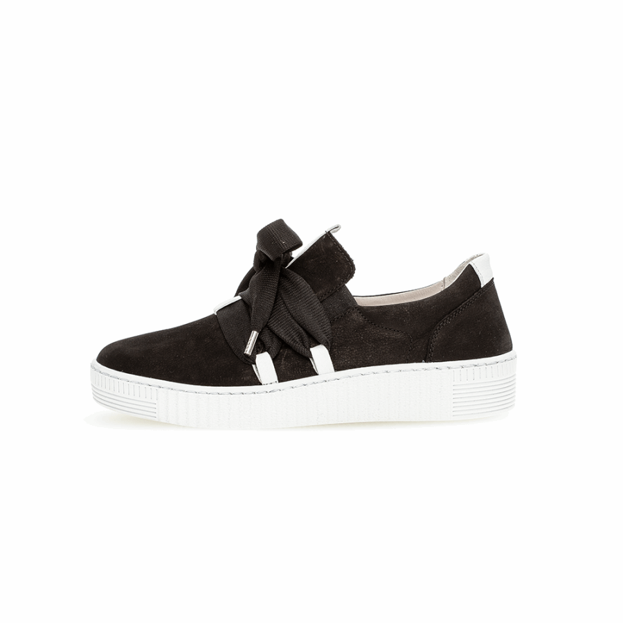 Gabor Schwarz/weißer Sneaker