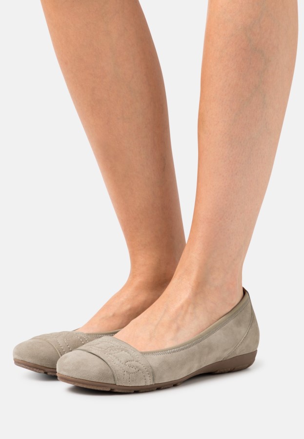 Graue Gabor Ballerinas