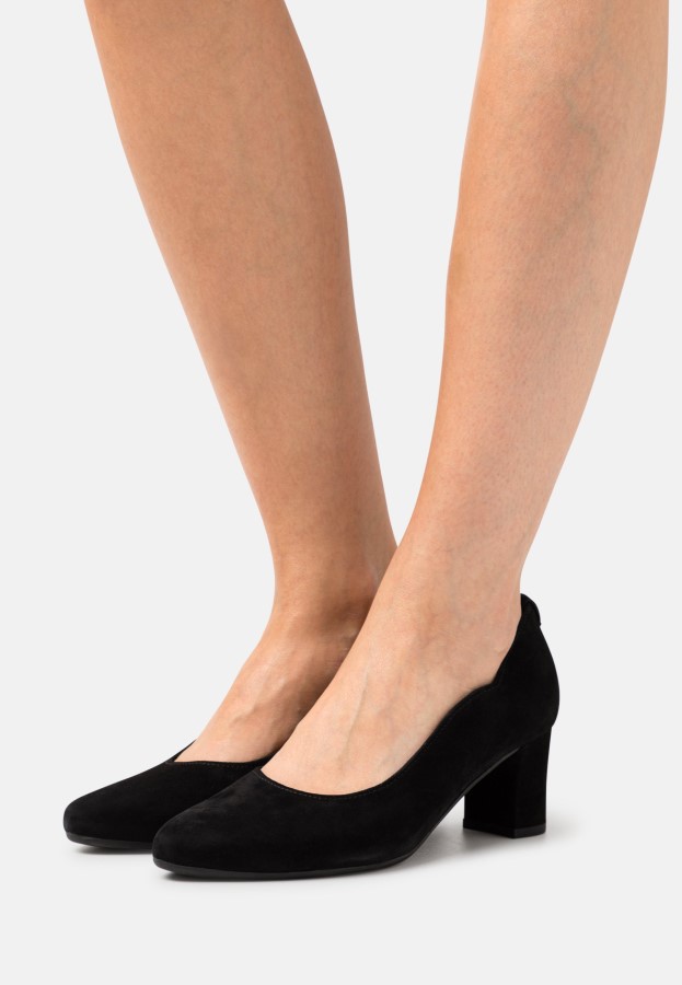 Klassische Heels Schwarze Gabor Pumps