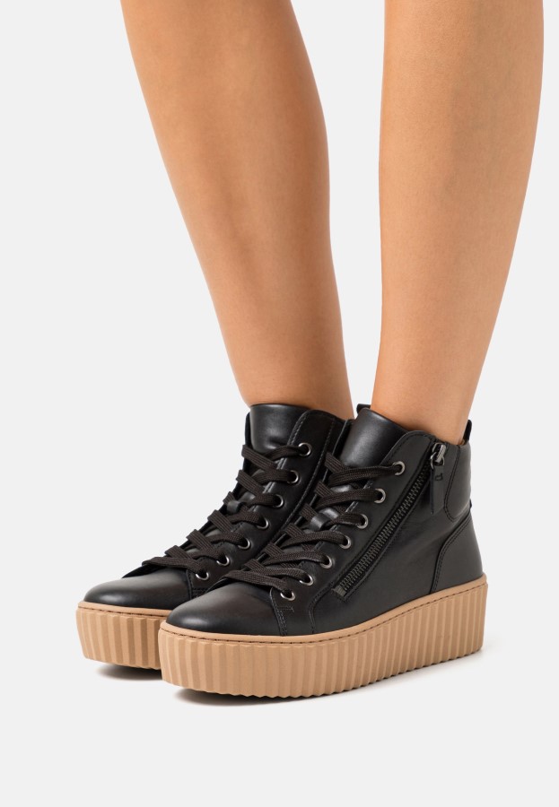 Schwarze High-top-sneaker Gabor Damen