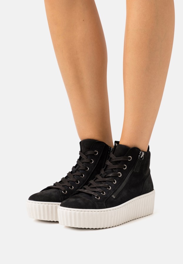 Schwarzer High-top Sneaker Gabor