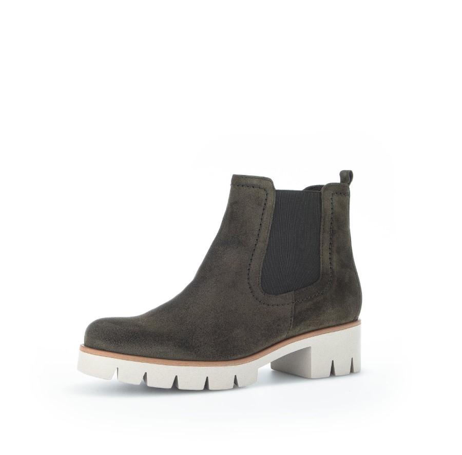 Stiefeletten Dunkelgrün Gabor