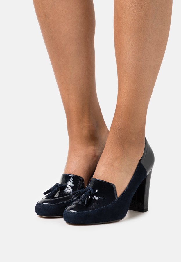 Gabor Dunkelblaues Leder - Klassische Heels