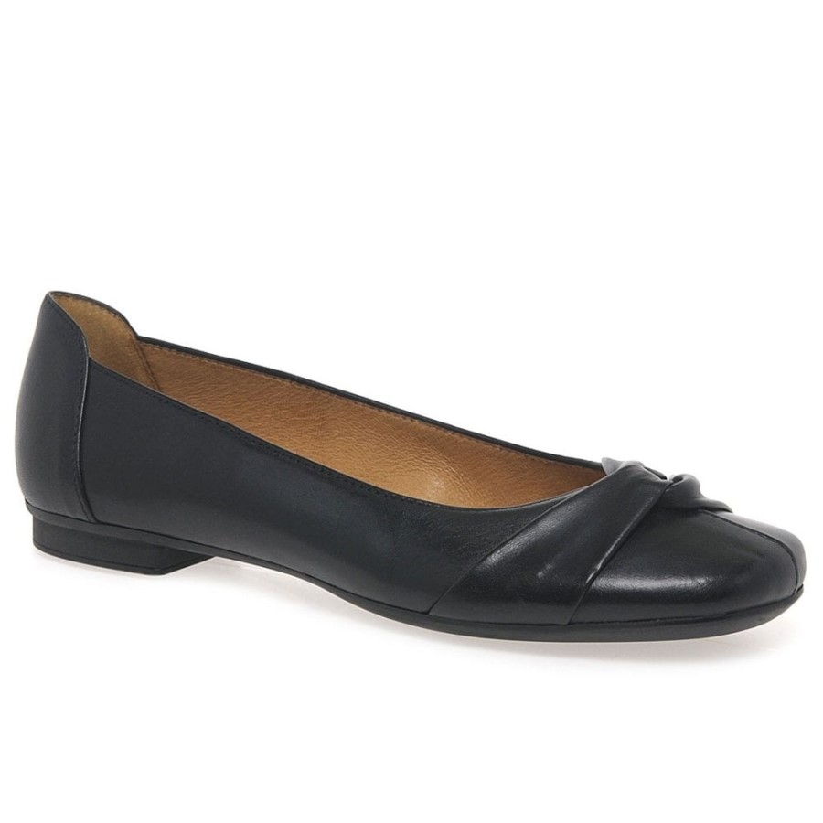 Schwarze Gabor Frost Damen Ballerinas