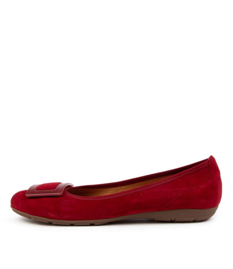 Gabor Sarah Dk Rotes Wildleder