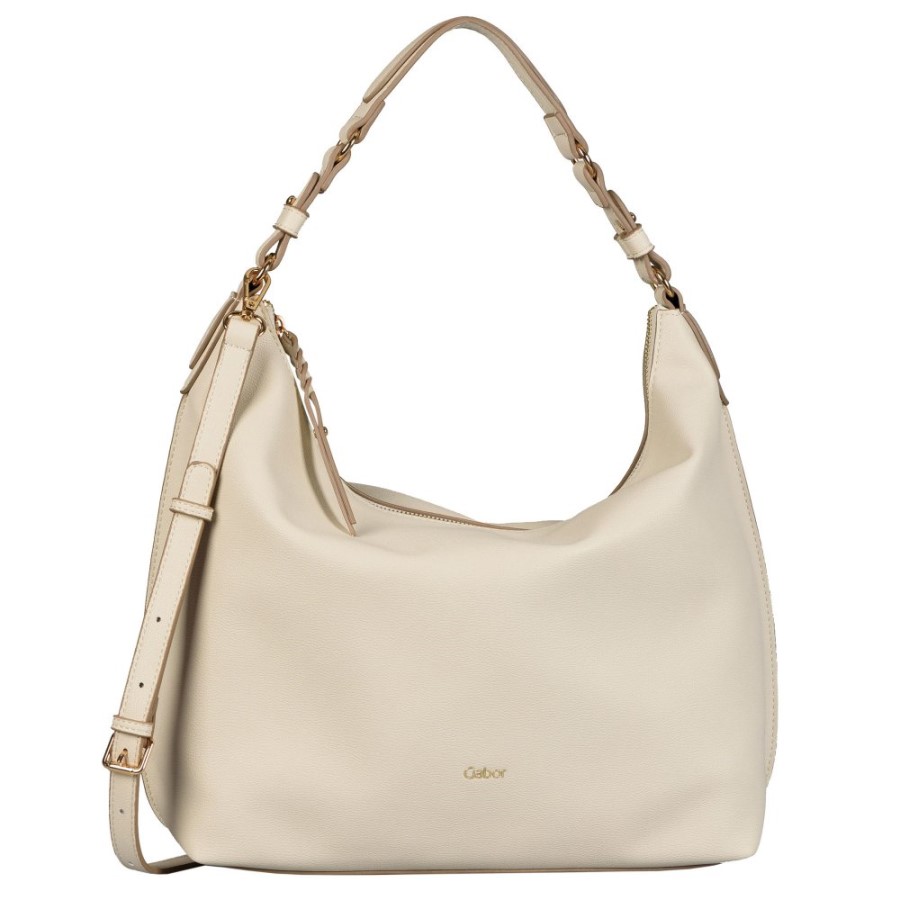 Gabor Sina Damen-hobo-tasche Off White