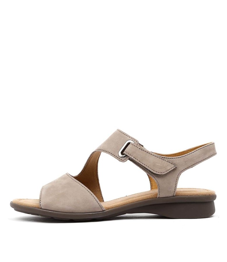 Gabor Suraya Visone Sandalen Aus Nubukleder