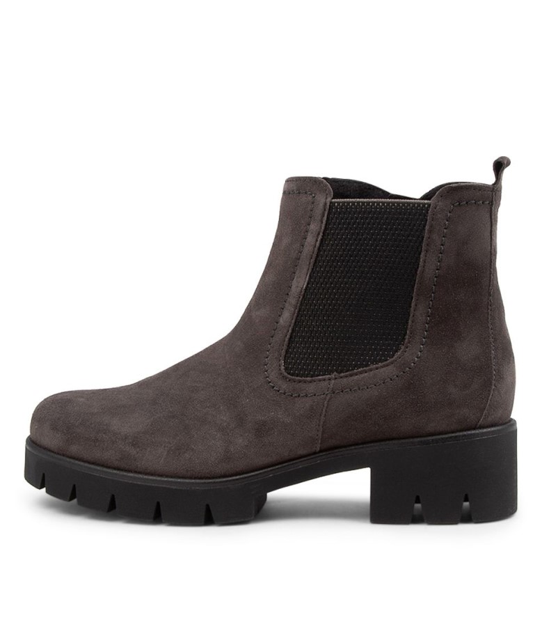 Gluck Pfeffer Wildleder Stiefeletten Gabor