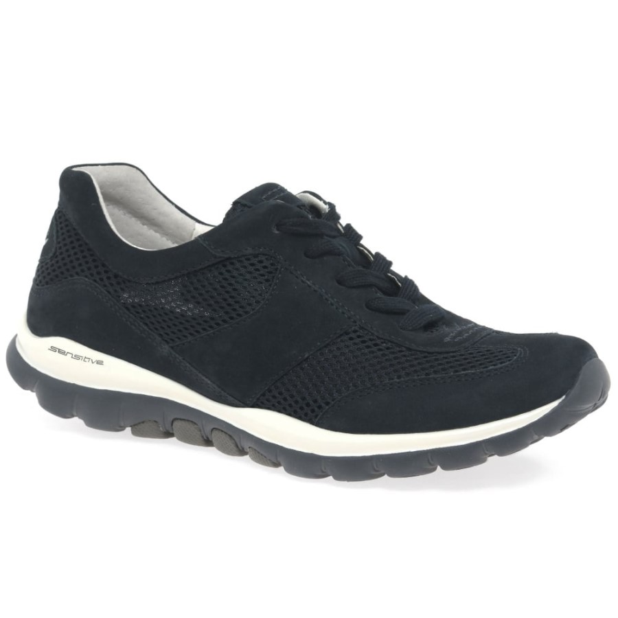 Helen Damen Sportschuhe Gabor Nachtblau Nubuk