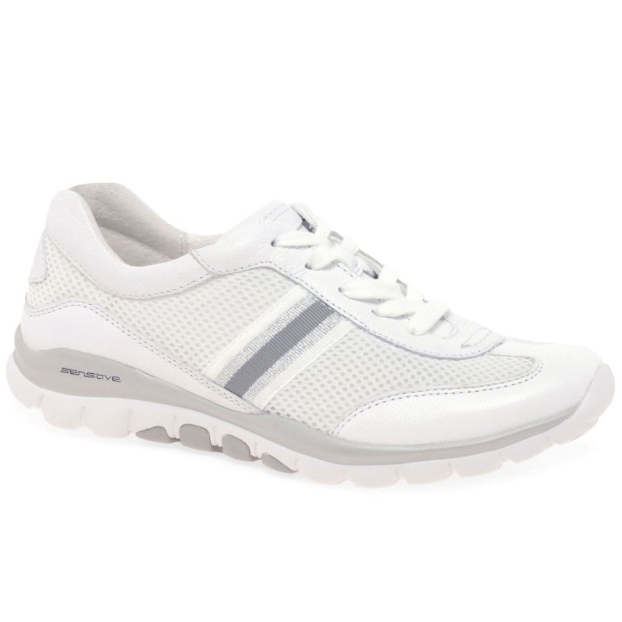 Helen Damen Sportschuhe Weiß/silber Gabor