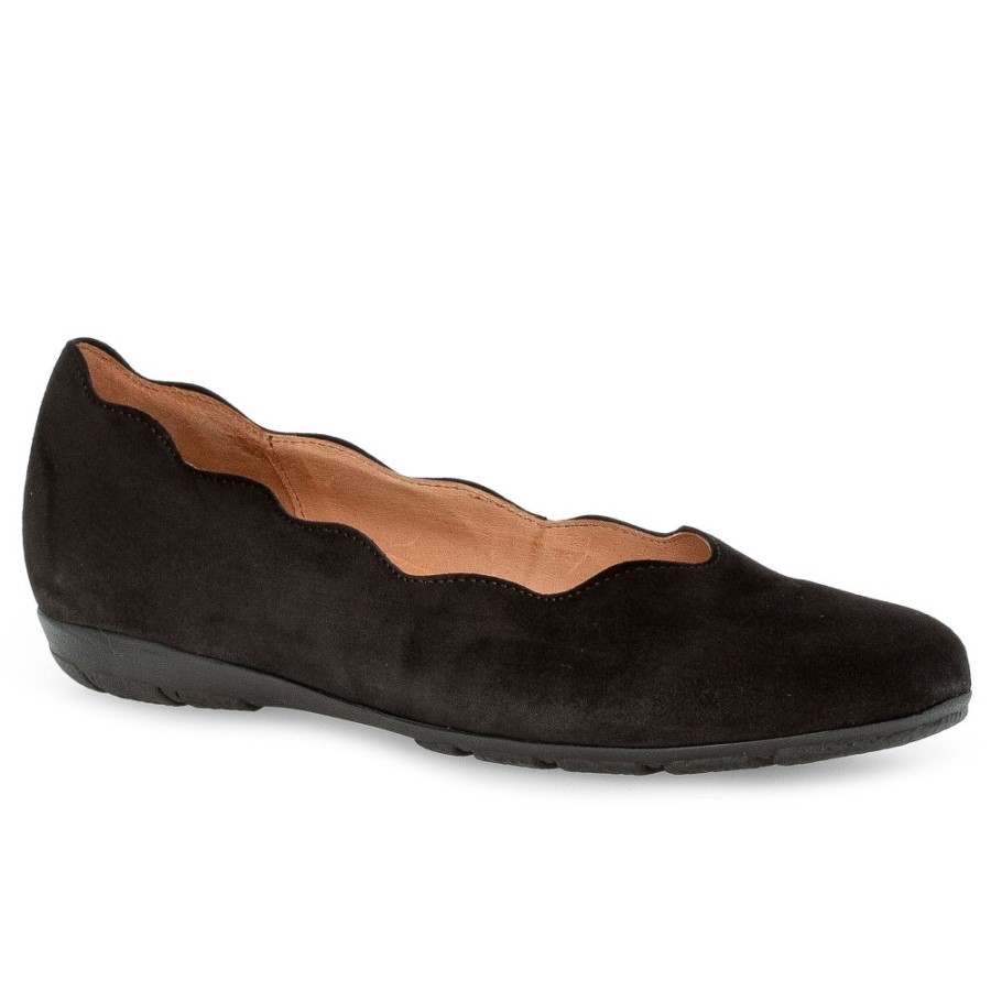 Resist Damenschuhe Schwarz Wildleder Gabor