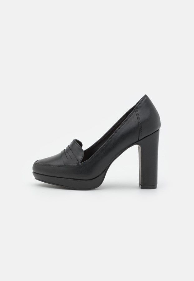 Schwarze Gabor-Plateau-Heels