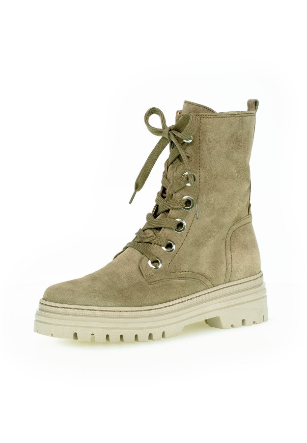 Schnürstiefelette Gabor Salbei/dust