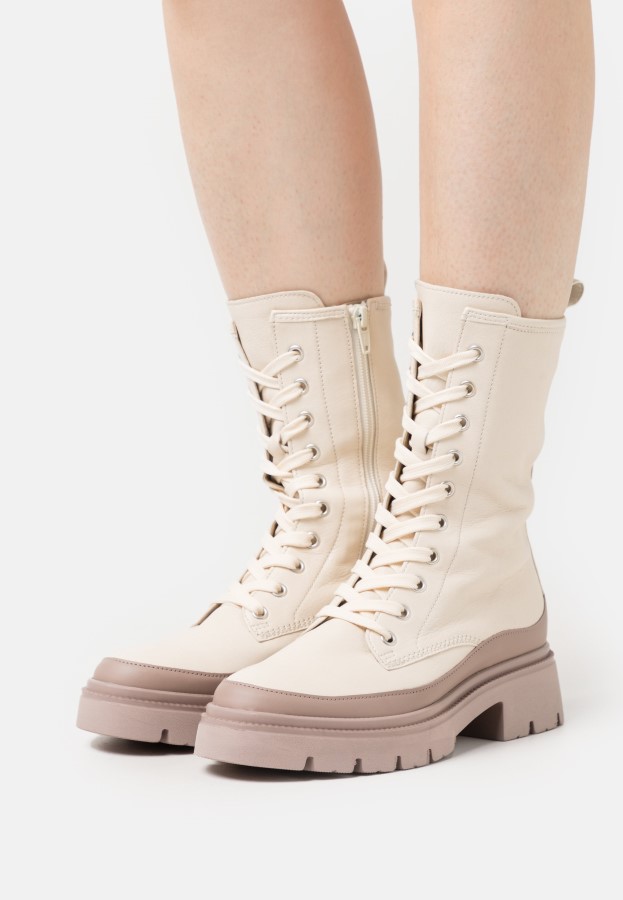 Panna/dark Nude Gabor Schnürstiefeletten