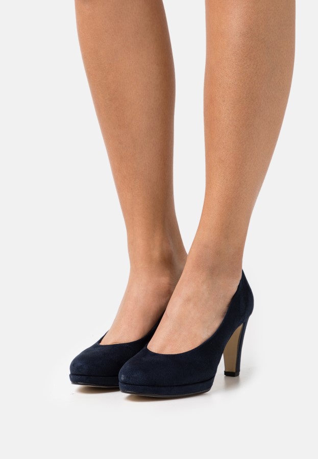 Gabor Dunkelblaue High Heels